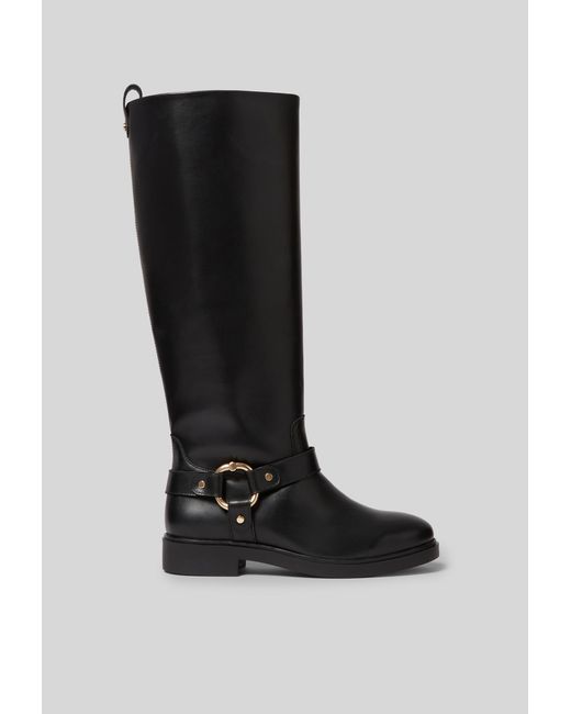 Bottes Hautes Cuir Claudie Pierlot en coloris Black