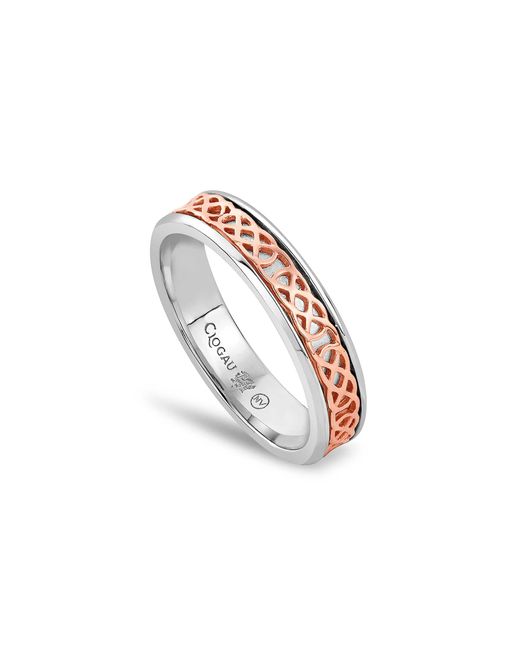 Clogau Metallic Royal Sterling Annwyl Slim Channel Ring