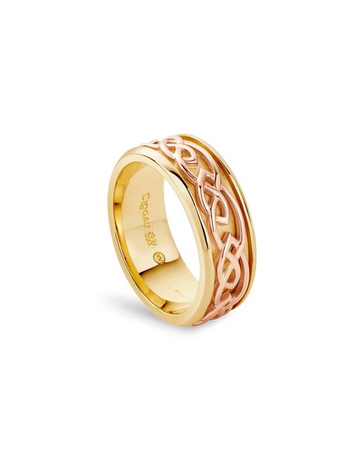 Clogau Metallic Royal 9Ct Solid Annwyl Wide Channel Ring