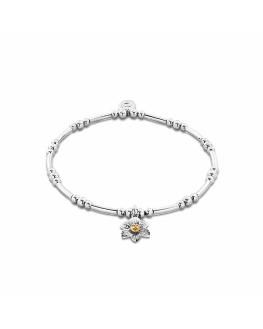 Clogau Metallic Nature's Wonder Sterling Daffodil Affinity Bracelet