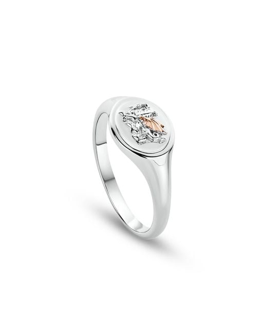 Clogau Metallic Royal Sterling Welsh Dragon Ring