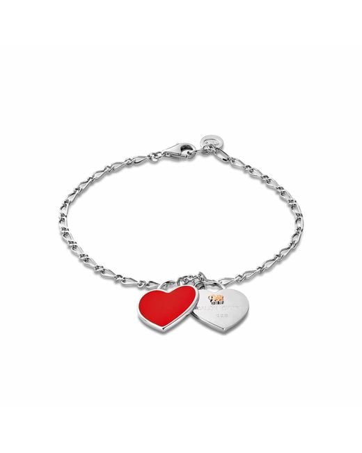 Clogau Red Wru Sterling Welsh Heart Bracelet