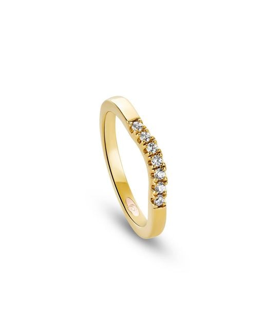 Clogau Metallic 18Ct Past Present Future Wedding Ring