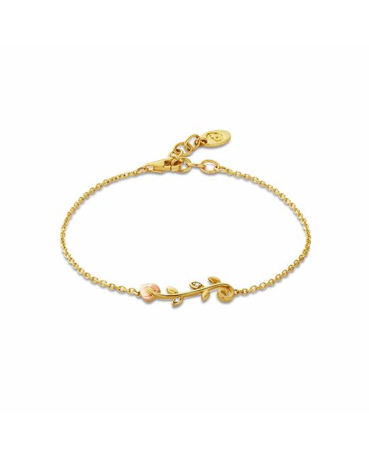 Clogau Metallic Tree Of Life 9Ct Solid Vine Bracelet With Diamonds