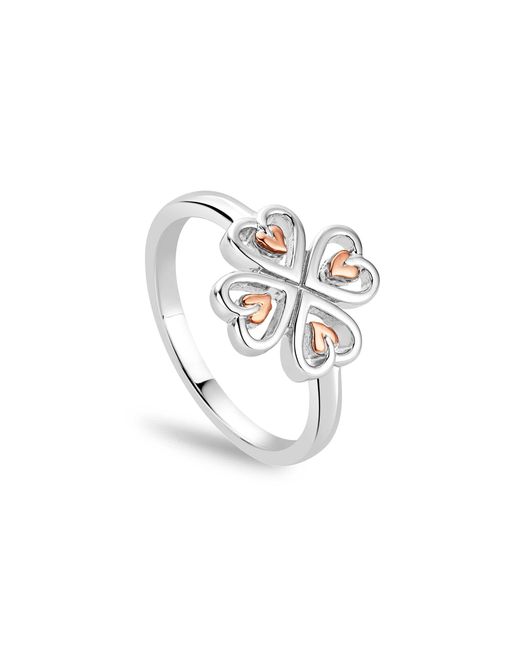 Clogau Metallic Tree Of Life Sterling Heart Ring