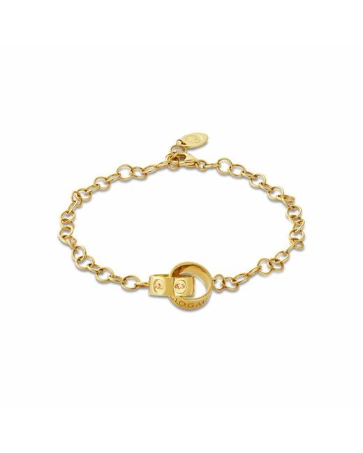 Clogau Metallic Insignia 9Ct Solid Linked Ring Bracelet