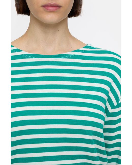 Closed Blue Damen Langarmshirt Aus Bio-Baumwoll-Mix, (Größe)
