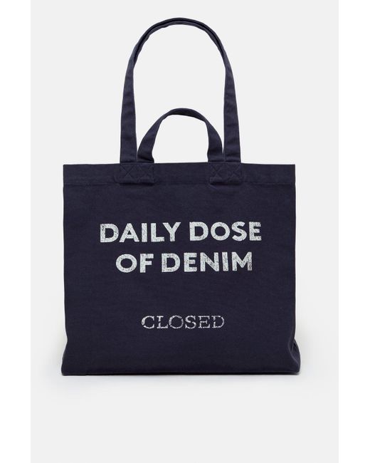 Closed Herren Tote-Bag Aus Denim in Blue für Herren
