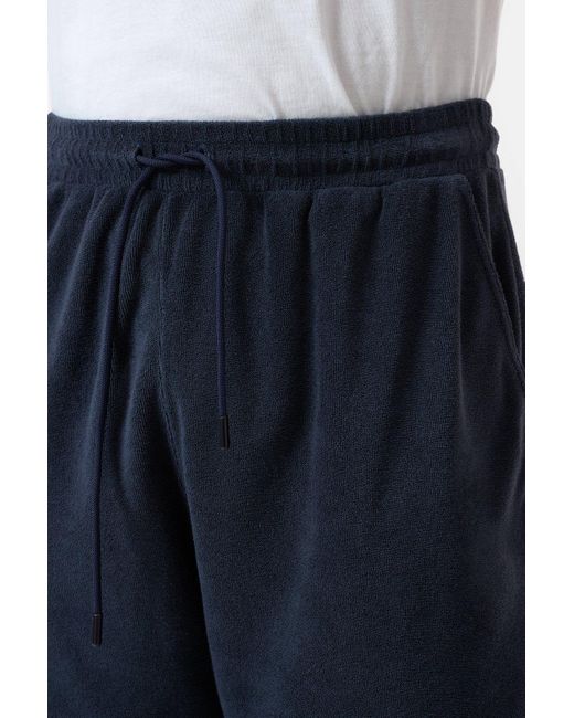 Closed Herren Shorts Aus Frottee, (Größe) in Blue für Herren