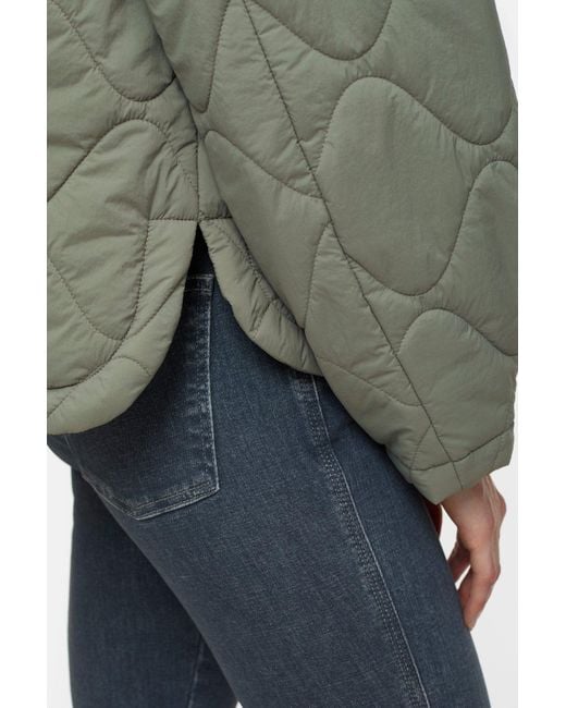 Closed Gray Steppblouson