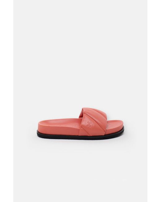 Closed Pink Damen Slipper Aus Leder, (Größe)
