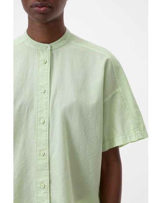 Closed Green Damen Bluse Aus Leichter Baumwolle, (Größe)