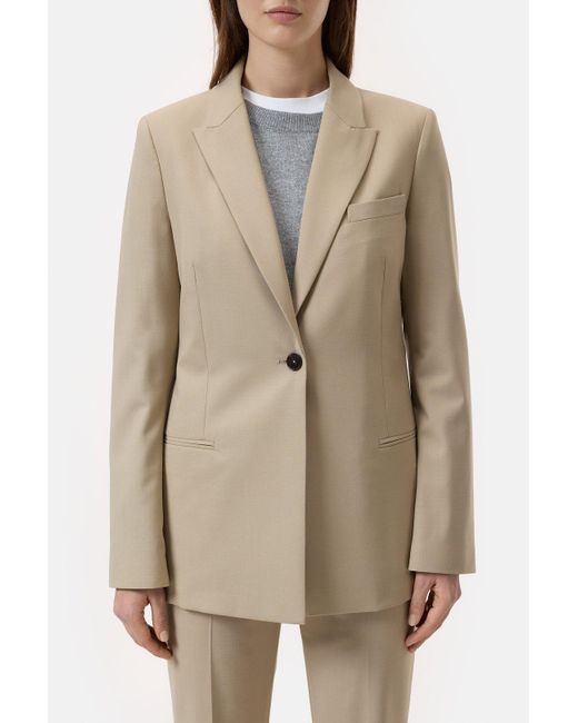 Closed Natural Damen Blazer Aus Woll-Mix, (Größe)