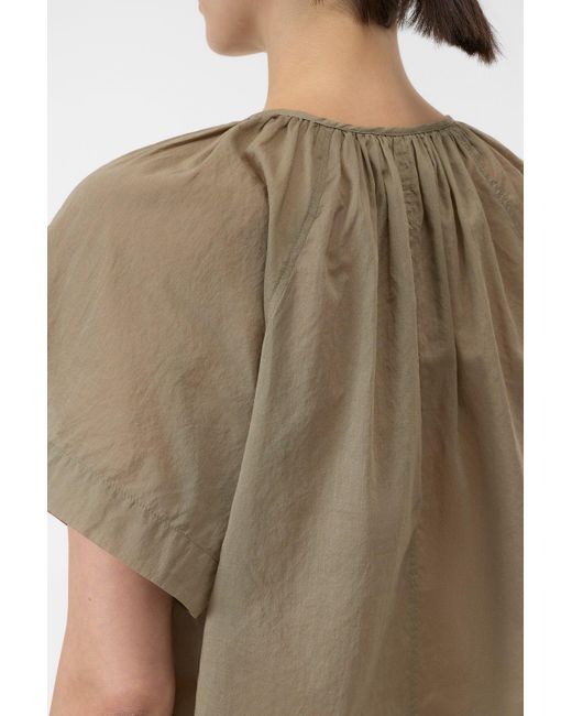 Closed Multicolor Damen Kurzarmtop Aus Baumwoll-Voile, (Größe)