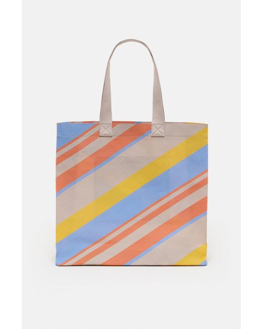 Closed Blue Damen Tasche Mit Webstreifen