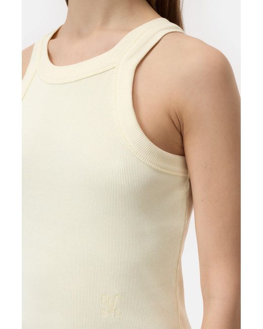 Closed White Damen Racer Top, (Größe)