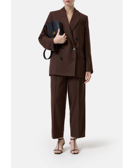 Closed Brown Damen Blazer Aus Woll-Mix, (Größe)