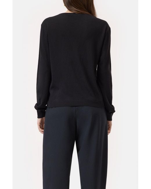 Closed Blue Damen Pullover Aus Woll-Seiden-Mix, (Größe)
