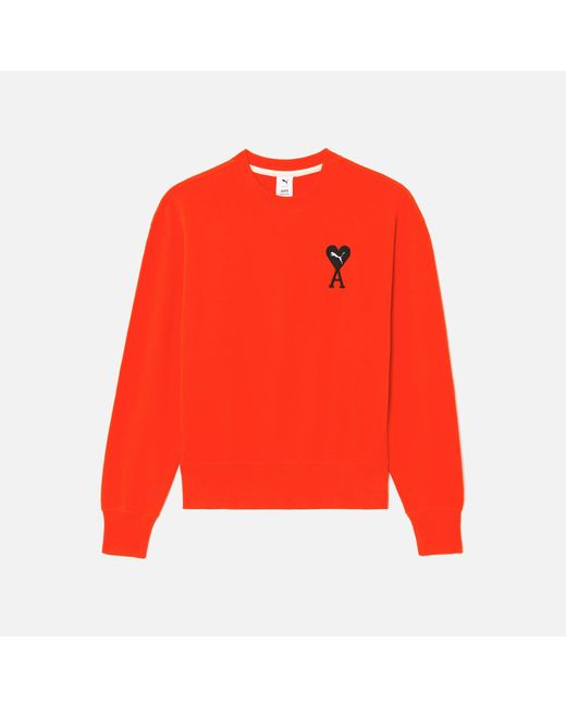 puma orange jumper