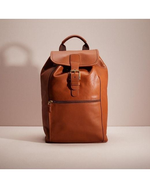 COACH Brown Vintage Backpack for men