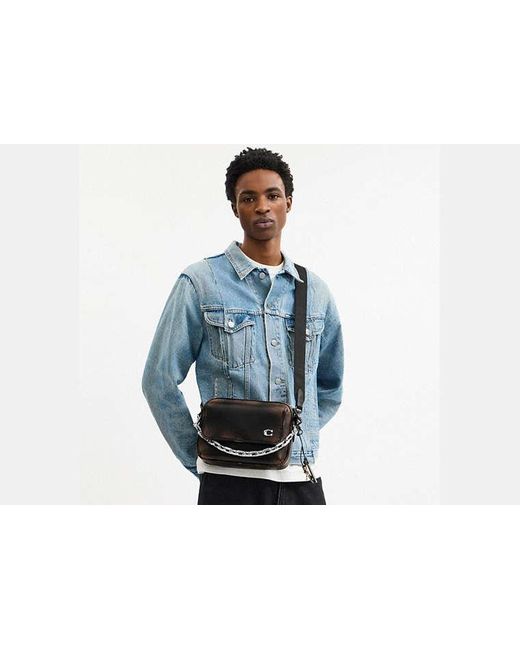Sac Bandoulière À Rabat Charter 24 COACH pour homme en coloris Black