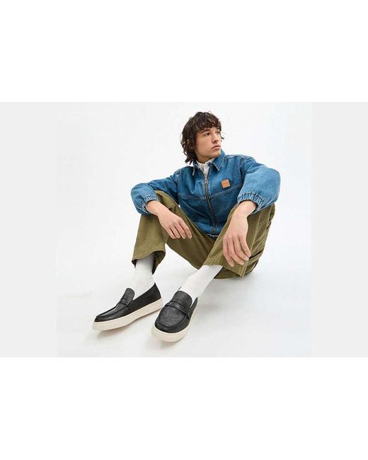 Mocassin Hybride En Toile Exclusive COACH pour homme en coloris Black