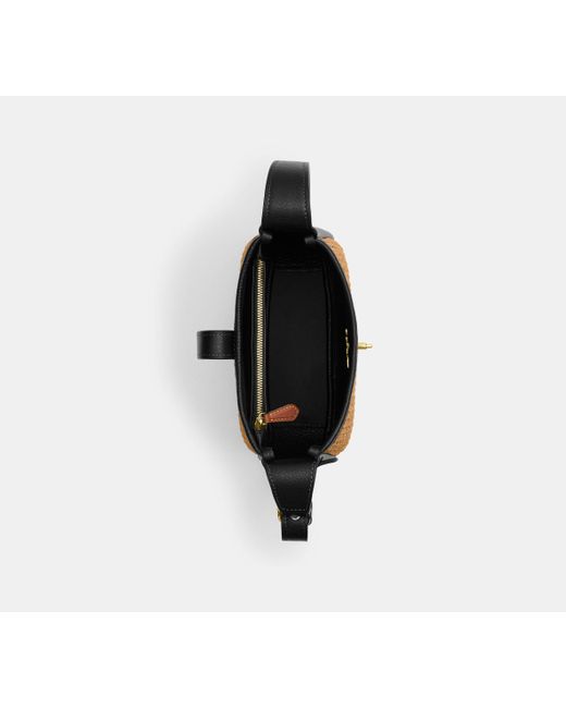 Mini Borsa A Tracolla Hadley di COACH in Black