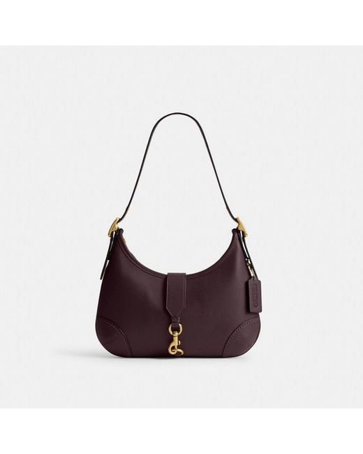 COACH Hamptons Hobo Bag in Purple | Lyst Canada