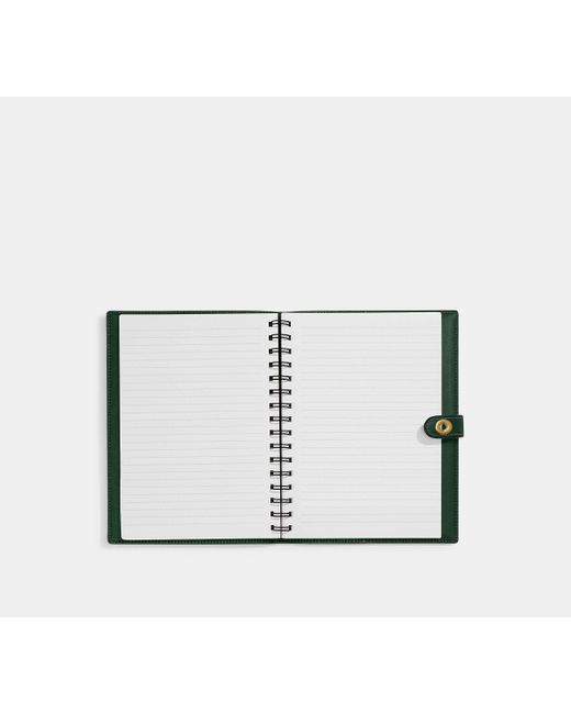 Cuaderno COACH de color Green