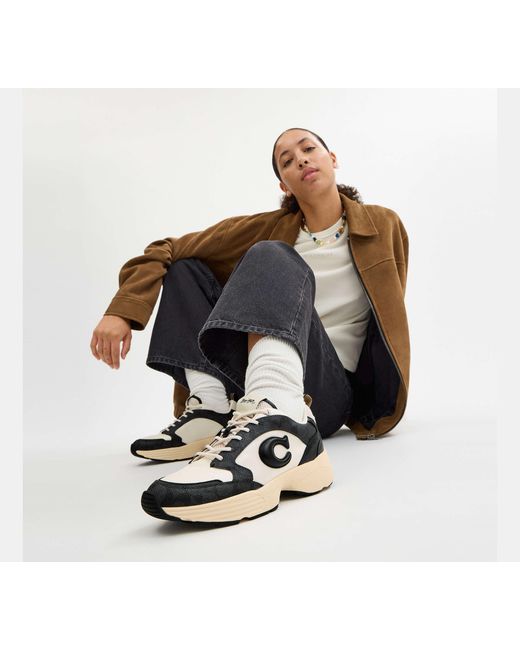 COACH Black Strider Sneaker
