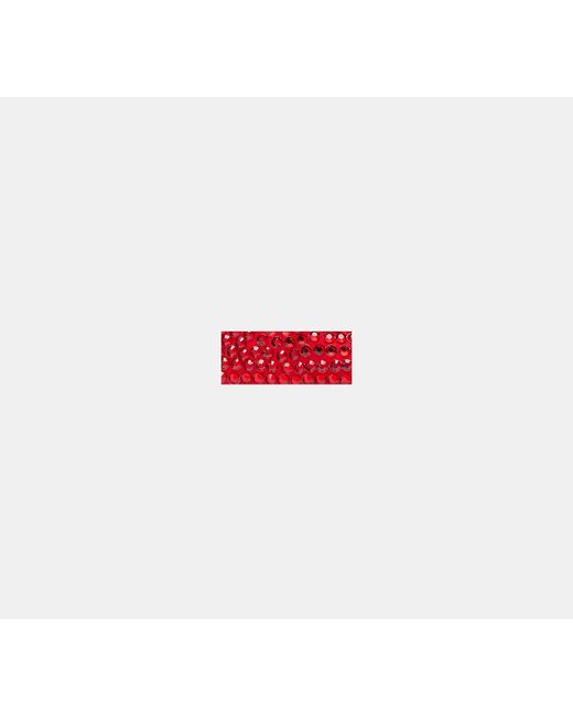 COACH Red Pump With Crystals