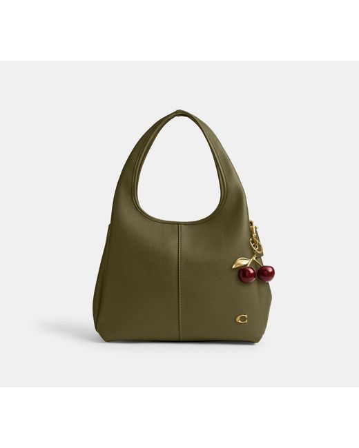 COACH Green Lana Shoulder Bag