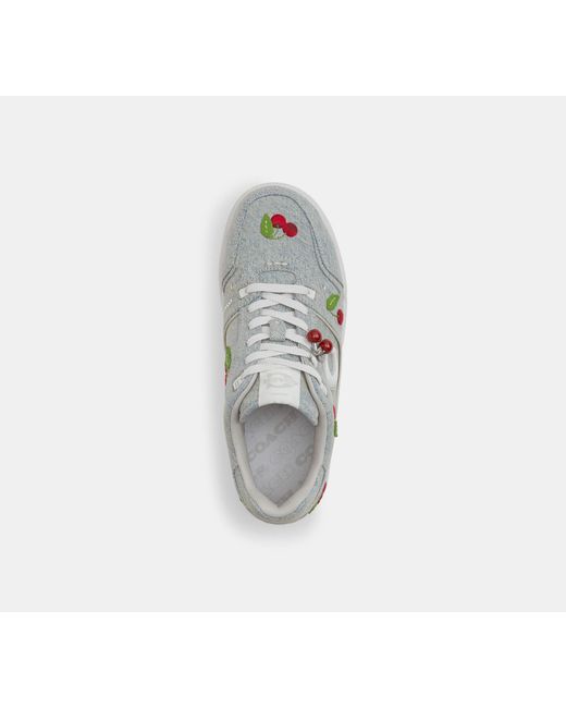 COACH Black Soho Sneaker With Cherries