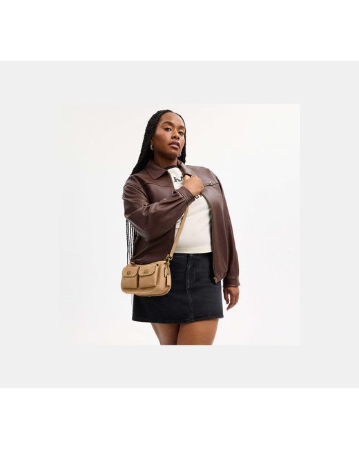 COACH Black Twin Turnlock Waverly Bag