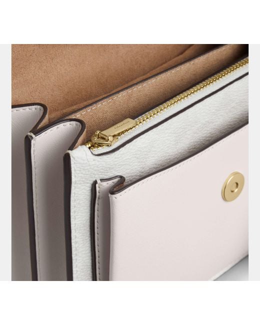 COACH Black Mini Klare Crossbody Bag In Signature Canvas