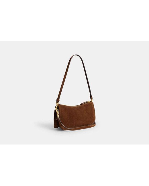 Sac Waverly À Double Fermeture Turnlock COACH en coloris Black