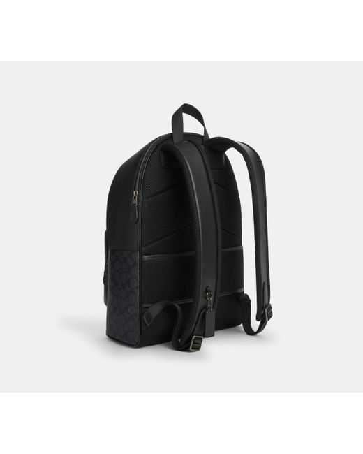 COACH Black West Backpack for men