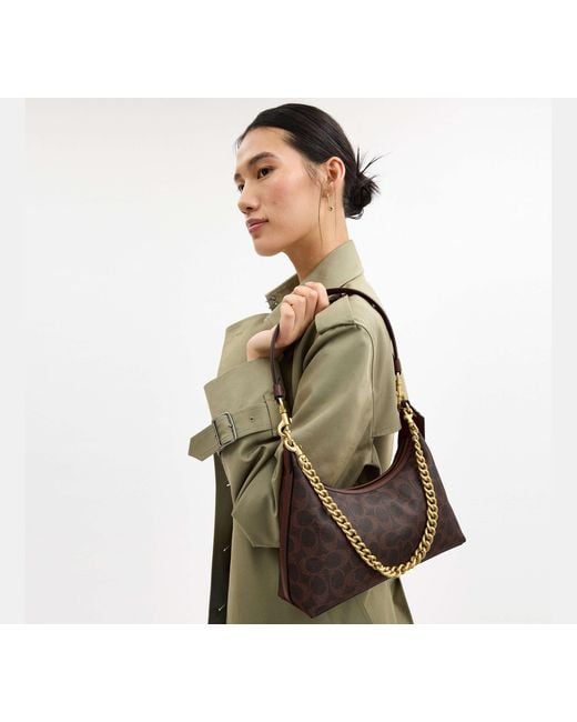 COACH Black Juliet Shoulder Bag 25