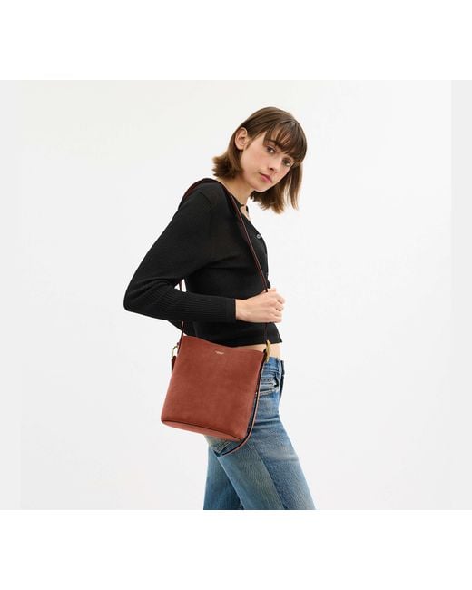 COACH Black Bleecker Bucket Bag 21