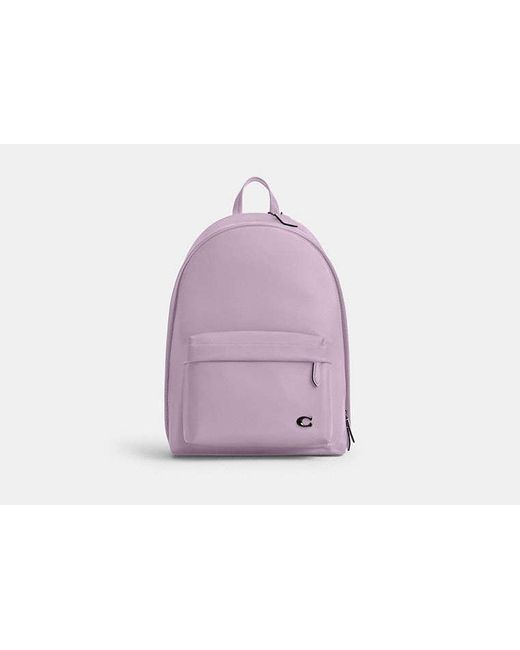 COACH Purple Hall Backpack for men