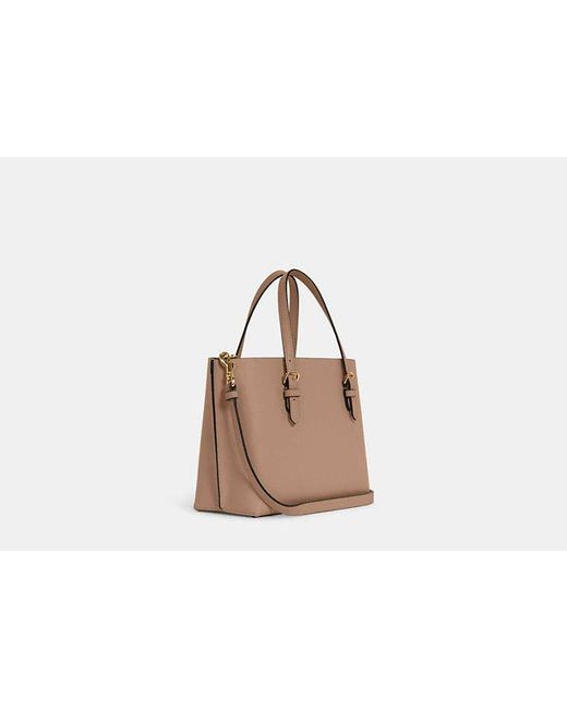 COACH Brown Mollie Tote Bag 25