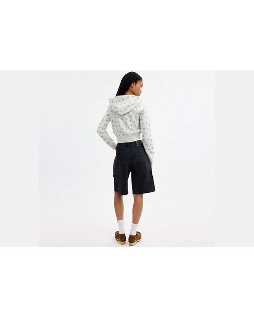 Sudadera Recortada COACH de color Black