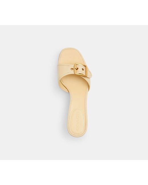 COACH Black Margot Sandal