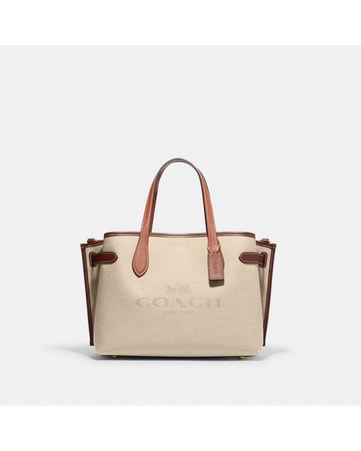 Hanna Carryall With di COACH in Natural