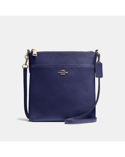COACH Kitt Messenger Crossbody in Blue Lyst