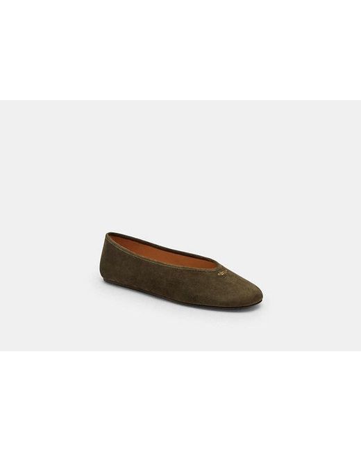 COACH Black Houston Ballet Flat