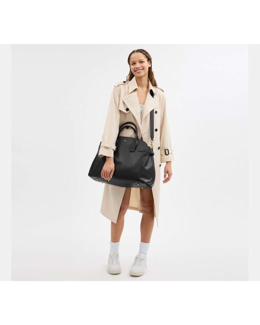 COACH Black Soft Empire Carryall Bag 48