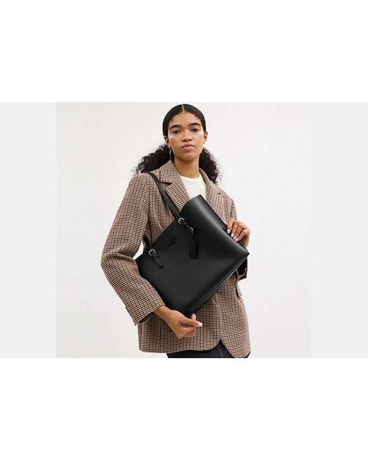 COACH Black Mollie Tote Bag