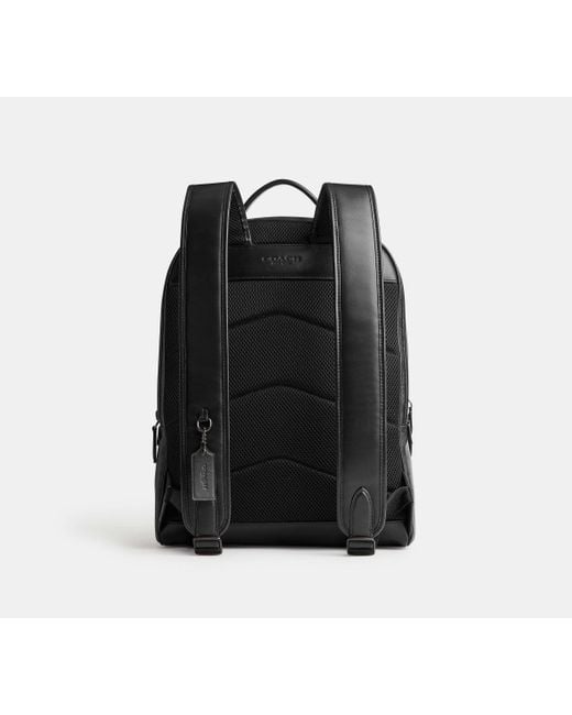 COACH Charter Rucksack Aus Charakteristischem Canvas in Black für Herren