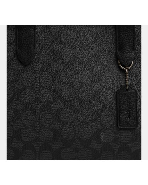 Cartella Portadocumenti Sullivan di COACH in Black da Uomo